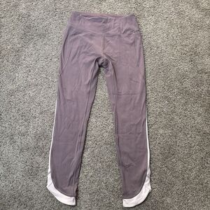 CALIA Carrie Underwood size S Essential Heather High Rise Capris Leggings Purple